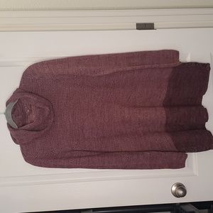 Aventura Women's Sweater in Mauve and Burgundy
